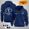 Personalized Name EMS 3D Quarter Zip Hoodie T MS644