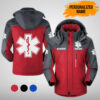 Personalized Name Love EMS Thickened Reflective Mountaineering Jacket MS781