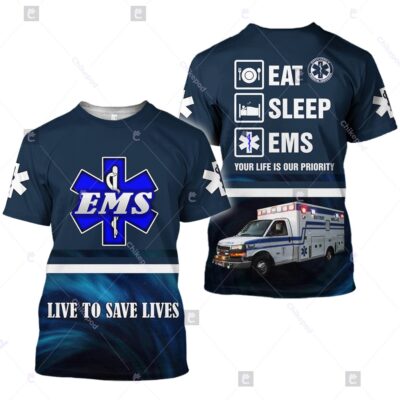 EMS 3D All Over Printed Clothes DT126