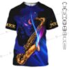 Jazz Saxophone Art 3D All Over Printed Clothes HK452
