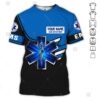 Personalized Name And Department EMS 3D All Over Printed Clothes BC487