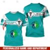 Personalized Name And Department EMS 3D All Over Printed Clothes  DT236