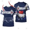 Personalized Name And Department Nurse 3D All Over Printed ClothesDT246