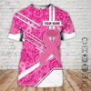 Personalized Name Breast Cancer Awareness 3D All Over Printed Clothes NT455