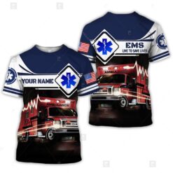 Personalized Name EMS 3D All Over Printed Clothes BC285