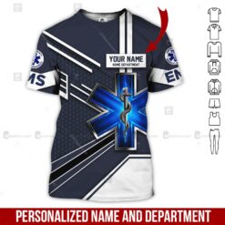 Personalized Name EMS 3D All Over Printed Clothes CM689