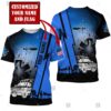 Personalized Name EMS 3D All Over Printed Clothes DT122