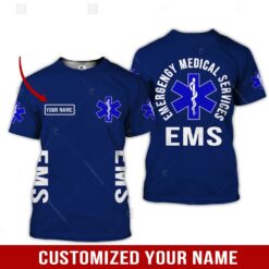 Personalized Name EMS 3D All Over Printed Clothes NC796
