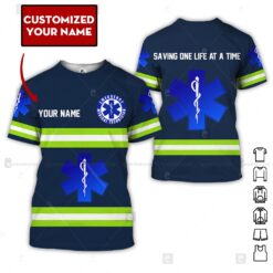 Personalized Name EMT 3D All Over Printed Clothes NT89