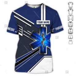 Personalized Name Paramedic 3D All Over Printed Clothes BC506