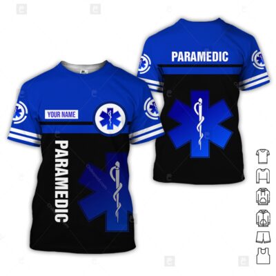 Personalized Name Paramedic 3D All Over Printed Clothes CM326